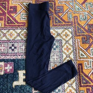 Navy blue leggings